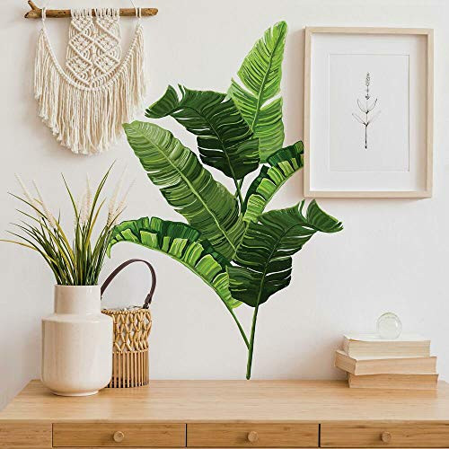 RoomMates Banana Leaf Peel And Stick Giant Wall Decals