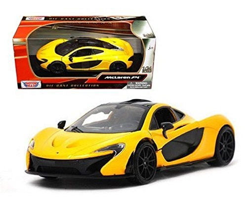 Motormax Collection Mclaren P1 1/24 Diecast Model Car Yellow