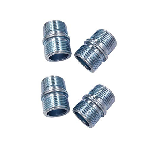 DOITOOL 4PCS 25.4mm Diameter Connectors for Thick Wire Shelve Shelving Unit Double Head Shelf Support Nut Replacement Storage Shelves Part Metal Rack