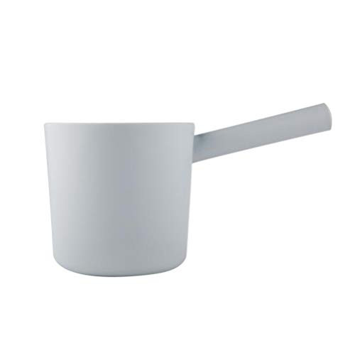 Hemoton Plastic Water Scoop, Plastic Water Ladle Bath Ladle Dipper Shampoo Ladle Cup Household Accessories for Kitchen Bathroom Garden (Blue-gray)
