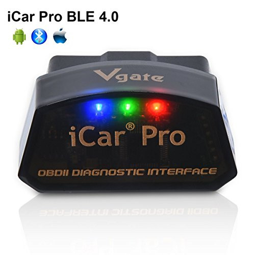 vgate iCar Pro BLE 4.0 OBD2 Diagnostic Tool Fault Code Reader OBDII ELM327 Compatible Car Adapter Check Engine Light for iOS iPhone iPad/Android