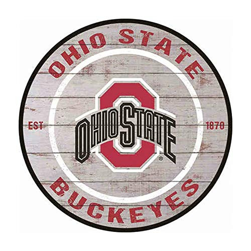 YOMIA Funny Bar Signs Man Cave Signs and Decor - Ohio State Buckeyes Tin Signs 12X12 Inches