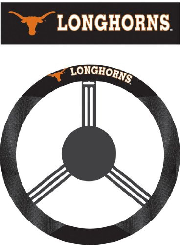 NCAA Texas Longhorns Polysuede Steering Wheel Cover