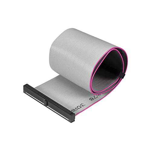 uxcell IDC Wire Flat Ribbon Cable FC/FC Female Connector A-type 60Pins 1.27mm Pitch 20cm Length