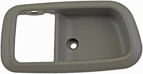 Dorman 91360 Front Passenger Side Interior Door Handle Bezel for Select Toyota Models, Gray