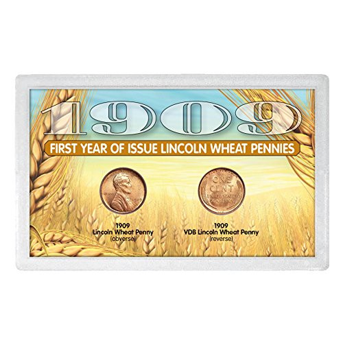 American Coin Treasures 1909 First-Year of Issue Lincoln Wheat-Ear Pennies