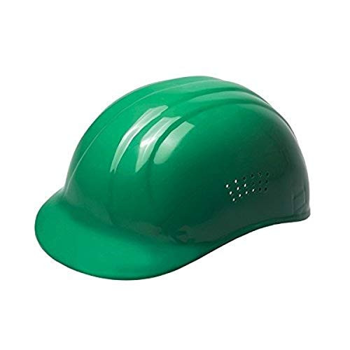 ERB Safety 039-19118 67 Bump Cap, 4 Point Plastic Suspension, Polyethylene, Adjustable, Green