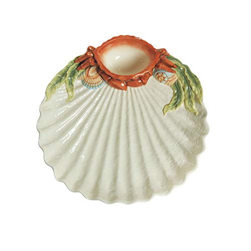 Fitz and Floyd Newport Home Hors D'oeuvre Server, 12-Inch, Assorted