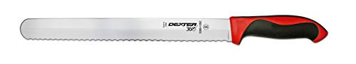 Dexter 12" Scalloped Slicer, red Handle
