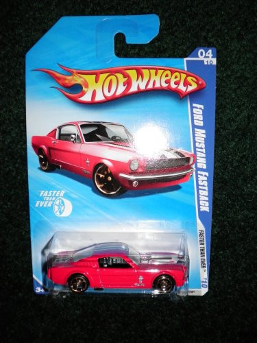 HOT WHEELS 2010 FASTER THAN EVER 04/10 RED FORD MUSTANG FASTBACK 132/240