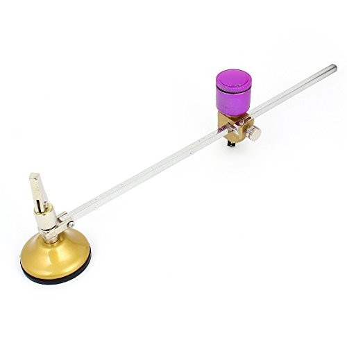 Rannb Circular Glass Cutter 60cm/23.6" Max.Dia Adjustable Compasses Type Circle Cutter with Rubber Suction Cup