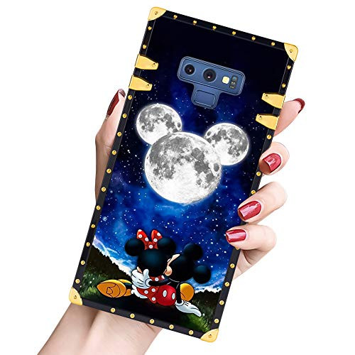 DISNEY COLLECTION Luxury Samsung Galaxy Note 9 Case Square Cover Mickey Moon 1 Design Flexible Soft TPU Reinforced Metal Decoration Corners Slim Shockproof Case for Samsung Galaxy Note 9 DISNEY COLLECTION Luxury Samsung Galaxy Note 9 Case Square Cover Mickey Moon 1 Design Flexible Soft TPU Reinforced Metal Decoration Corners Slim Shockproof Case for Samsung Galaxy Note 9