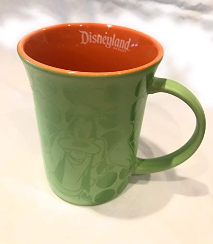 Disney Goofy Polka Dot Green and Orange Ceramic Coffee Tea Mug