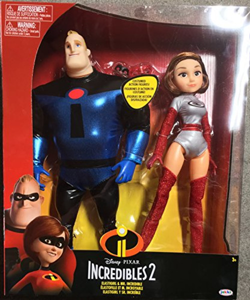 The Incredibles 2 Elastigirl & Mr. Incredible, 2 Pack