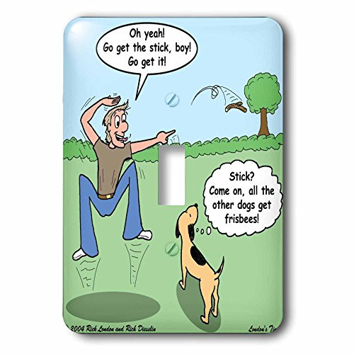 3dRose lsp_2973_1 Dog Not Playing Fetch Single Toggle Switch