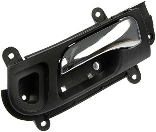 Dorman 81466 Front Driver Side Interior Door Handle for Select Honda Models, Black and Chrome