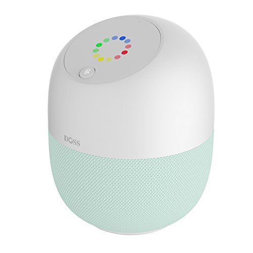 DOSS Assistant 20W Smart Bluetooth Speaker with Amazon Alexa Voice Control, Touch Sensitive Panel, and Built-in Rechargeable Battery[Blue]