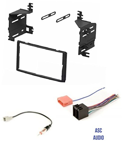 ASC Car Stereo Radio Install Dash Kit, Wire Harness, and Antenna Adapter for installing an Aftermarket Double Din Radio for 2009 2010 2011 2012 Hyundai Santa Fe without Factory Navigation ASC Car Stereo Radio Install Dash Kit, Wire Harness, and Antenna Adapter for installing an Aftermarket Double Din Radio for 2009 2010 2011 2012 Hyundai Santa Fe without Factory Navigation