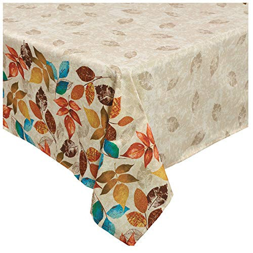 Falling Leaves Fabric Tablecloth | 4 Ct