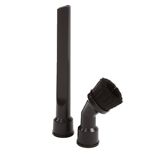 WORKSHOP Wet Dry Vacuum Accessories WS16012A Dual-Fit Crevice Tool/ Dusting Brush Shop Vacuum Attachments For Use With Shop Vacuum 1-1/4 and 1-7/8-Inch Hose