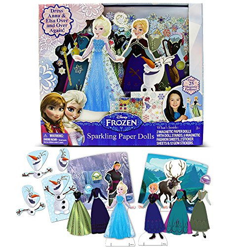 Disney Frozen Anna and Elsa Sparkling Paper Dolls Disney Frozen Anna and Elsa Sparkling Paper Dolls