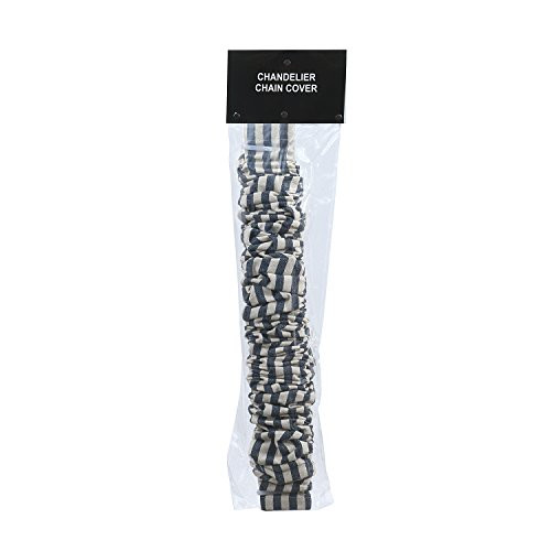 Creative Co-op DA9004 Fabric Chandelier Cord Cover, 6', Striped