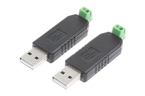 NOYITO USB to RS485 Converter Adapter CH340T Chip 64-bit Suitable for Windows 7 8 10 (Pack of 2)