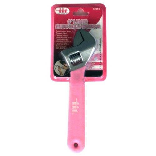 IIT 88050 Ladies Pink 6-Inch Adjustable Wrench