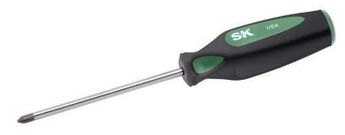 SK Hand Tool 79112 P1 Phillips Cushion Grip Screwdriver, 4-Inch