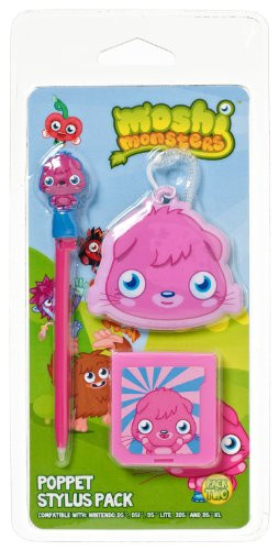 Moshi Monsters Stylus Pack Poppet Compatible with Nintendo DS Lite/DSi/3DS/New 3DS XL