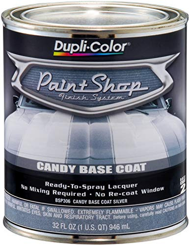 VHT BSP306 Candy Silver Base Coat Paint Shop Finish System 32 oz.
