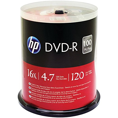 HP 4.7GB 16X DVD-R Spindles
