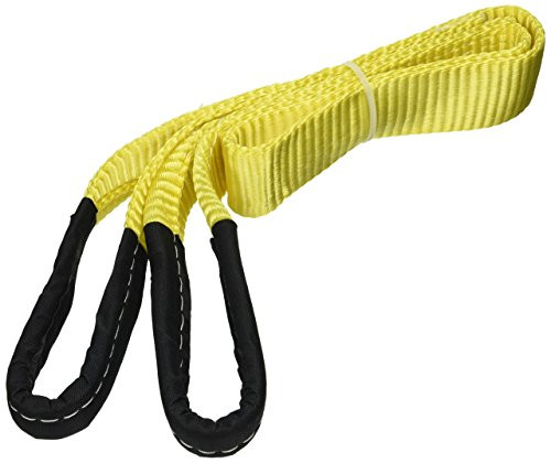 SmartStraps 2x4 Nylon Webbing Lifting Sling, Yellow (1pk)  3,200lbs Vertical Lifting Capacity, 1,067lbs Safe Work Load  Safely Lift Heavy Loads  Dependable, Conforms to Loads