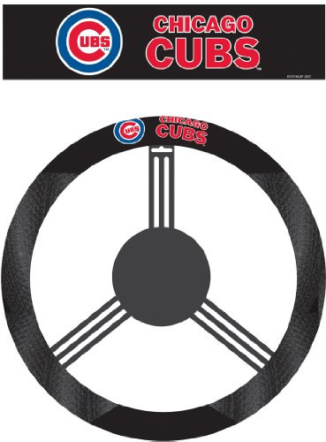 Fremont Die MLB Chicago Cubs Poly-Suede Steering Wheel Cover
