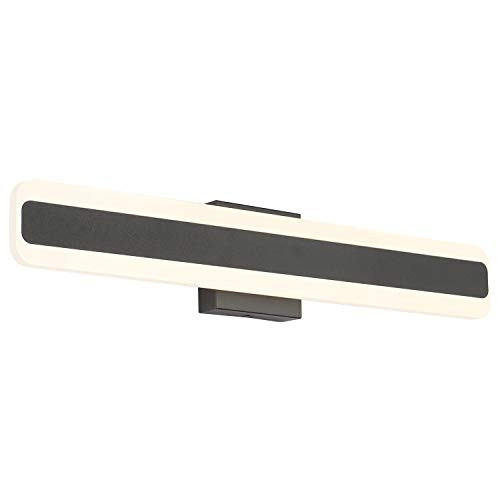 Modern Black Vanity Light, JOOSSNWELL Bathroom Lighting Fixtures Over Mirror 23.62 Inch 20W LED Vanity Light Bar 4000K Natural Light