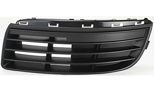 DAT 05-10 VOLKSWAGEN JETTA BLACK WITHOUT FOG LIGHT HOLES FRONT BUMPER COVER GRILLE GRILL LEFT DRIVER SIDE VW1036108