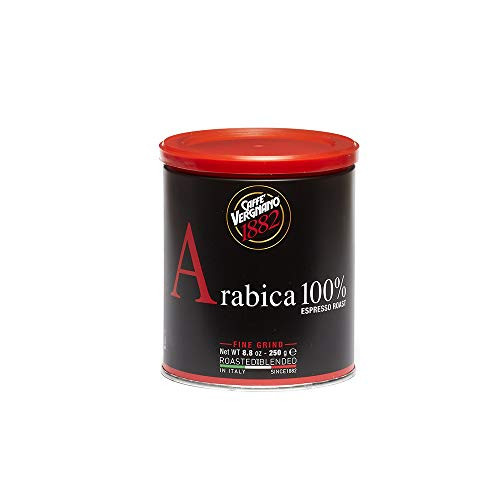 Caffè Vergnano 100% Arabica Espresso Roast - Fine Grind for Espresso - 8.8 oz. - 250g Can