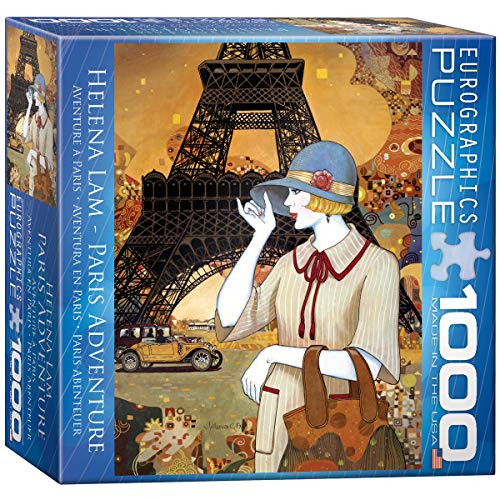 EuroGraphics Paris Adventure 1000-Piece Puzzle (Small Box) Puzzle
