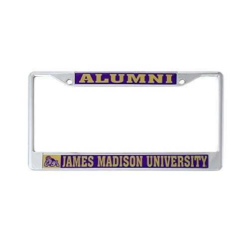 Desert Cactus James Madison University JMU Dukes NCAA Metal License Plate Frame for Front or Back of Car Officially Licensed (Alumni)