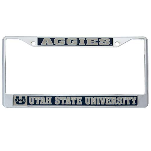 Desert Cactus Utah State University USU Aggies NCAA Metal License Plate Frame for Front or Back of Car Officially Licensed (Mascot)