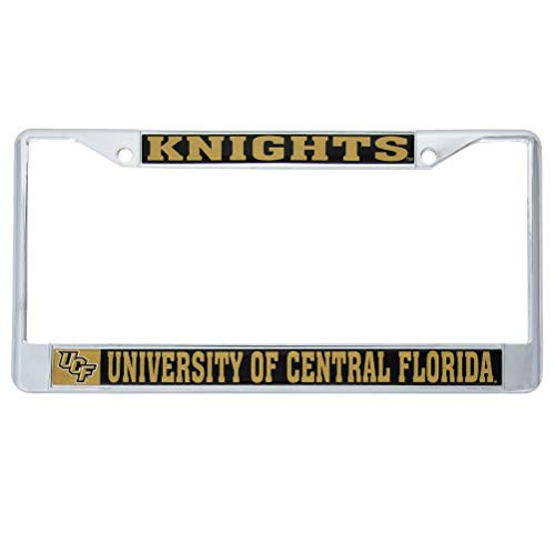 Desert Cactus University of Central Florida UCF Knights NCAA Metal License Plate Frame for Front or Back of Car Officially Licensed (Mascot)