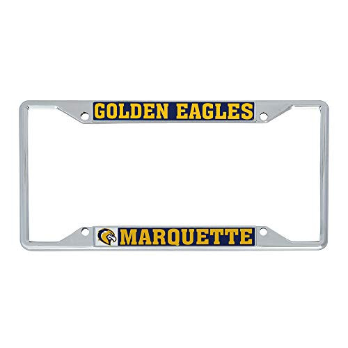 Desert Cactus Marquette University Golden Eagles NCAA Metal License Plate Frame for Front or Back of Car Officially Licensed (Mascot)