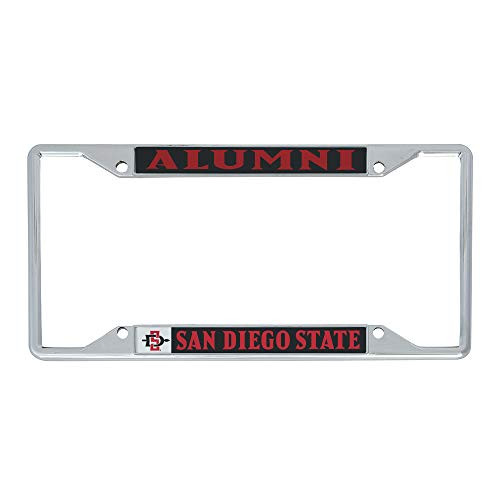 Desert Cactus San Diego State University SDSU Aztecs NCAA Metal License Plate Frame for Front or Back of Car Officially Licensed (Alumni)