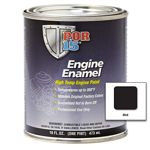 POR-15 42038 Black Engine Enamel - 1 pint