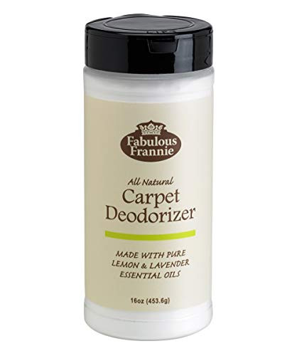 Fabulous Frannie All Natural Ingredients No Synthetics Clean & Fresh Carpet Deodorizer Made with Pure Essential Oils Lemon & Lime 16oz