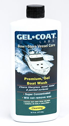 Gel Coat Labs Marine Wash & Super Concentrated High Foam Shampoo 16 oz. Bottle