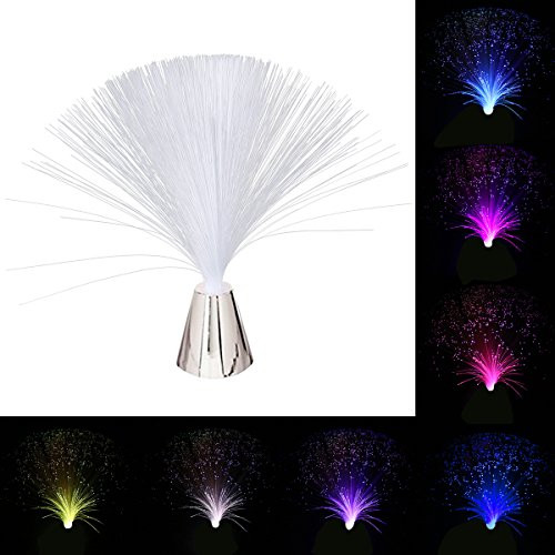 LEDMOMO Fiber Optic Lamp Color Changing Fiber Optic Light Battery-Operated Fiber Optic Fountain Night Light for Banquet Wedding Club Party LEDMOMO Fiber Optic Lamp Color Changing Fiber Optic Light Battery-Operated Fiber Optic Fountain Night Light for Banquet Wedding Club Party