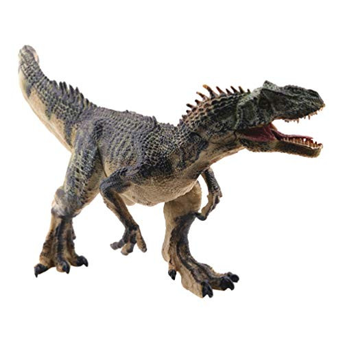 TOYANDONA Jurassic World Toy Realistic Dinosaur Figures Figurine Model Toy Dinosaur Allosaurus Gifts Toy Green