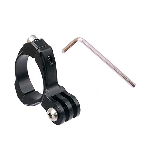 Fotasy O Shape Black 30mm-31.8 mm Aluminum Handlebar Bike Mount for GoPro Hero Cameras HERO2 HERO3 Hero4 Hero5 hero6 Hero7