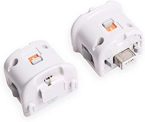 Zectoo Wii Motion Plus Adapter for Nintendo Wii Remote Sensor Controller White - 2 Set